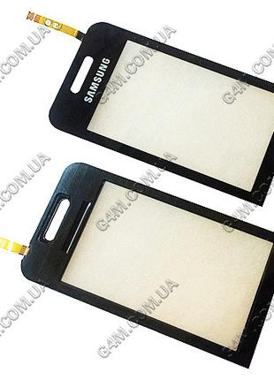 Тачскрін для Samsung S5230 чорний з клейкою стрічкою