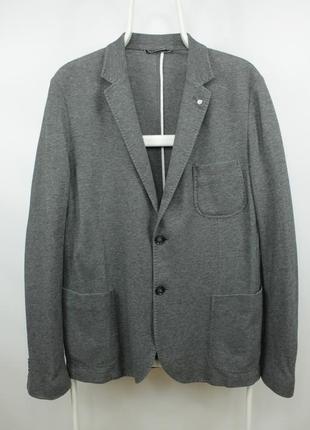 Стильный блейзер пиджак gant slim fit cotton piqué sport coat
