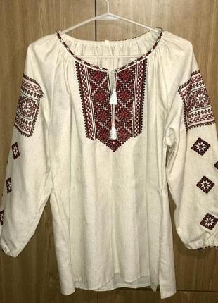 Біла вишиванка, вишита сорочка, вишита блуза, жіноча вишиванка