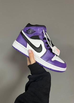 Nike air jordan retro 1 “purple court” fur ❄️
