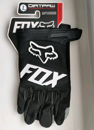 Мотоперчатки Fox, рукавички на мотоцикл Фокс, моторукавиці кросс
