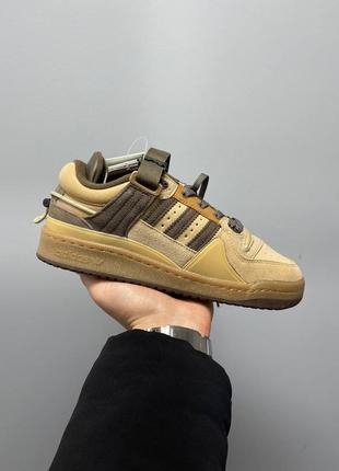 Кроссовки adidas bad bunny x forum buckle low the first cafe