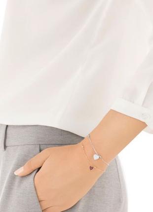 Браслет Сваровскі Cry Wishes Bracelet Heart Siam/Cry/Mix
