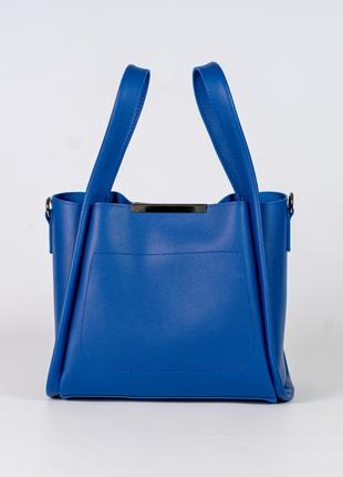 Женская сумка сумочка 2в1 синяя сумка комплект сумок