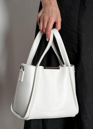 Женская сумка сумочка 2в1 белая сумка комплект сумок
