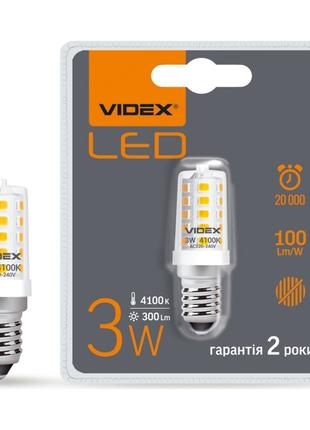 LED лампа VIDEX ST25e 3W E14 4100K