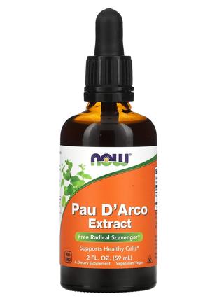 Кора муравьиного дерева Пау Дарко Now Foods Pau D'Arco Extract...