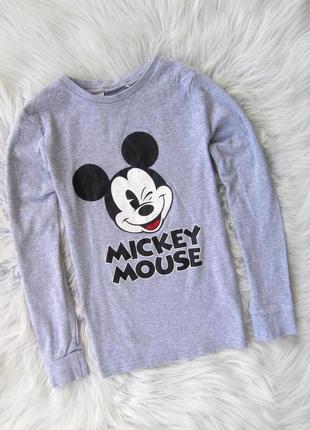 Кофта свитшот  лонгслив микки маус h&m disney mickey mouse