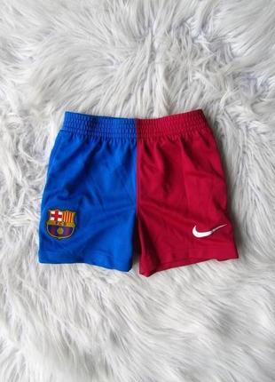 Спортивні футбольні шорти nike fcb fc barcelona барселона