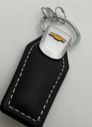 Брелок для ключів екошкіра з логотипом Chevrolet