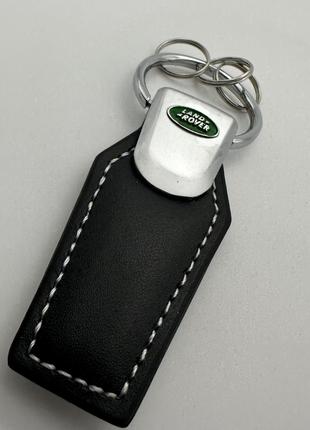 Брелок для ключів екошкіра з логотипом Land Rover