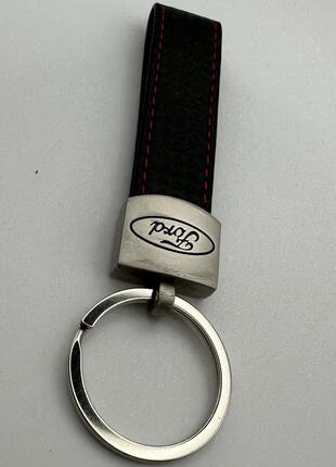 Брелок для ключів екошкіра з логотипом Ford Форд