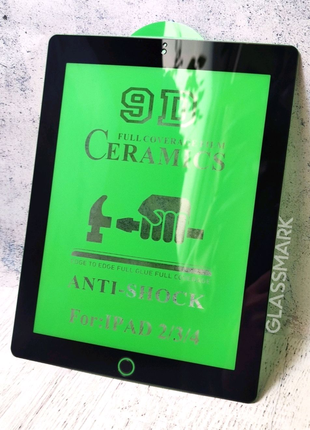 Гнучке плівка-скло керамік Ceramics 9D для iPad 2/3/4