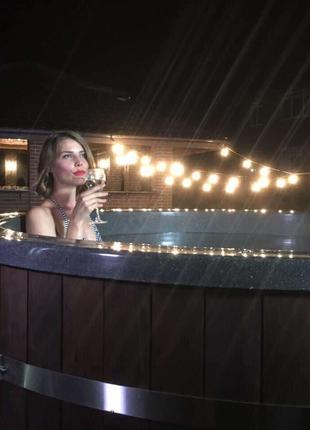 SPA СПА на дровах. Карпатский чан для купания