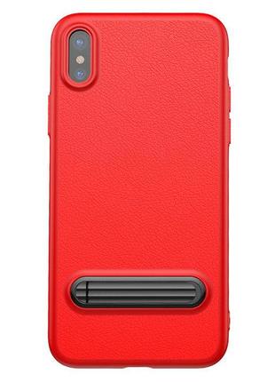 Baseus Happy Watching Supporting Case For iPhone X/XS Red (WIA...