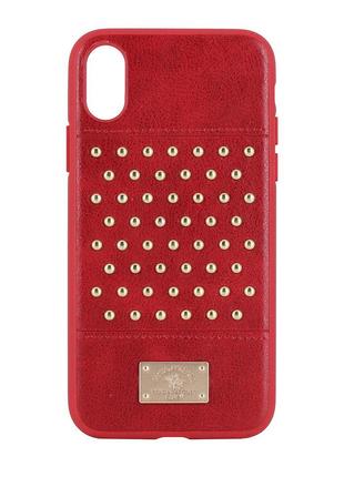 Polo Staccato For iPhone X/XS Red (SB-IPXSPSTA-RED)