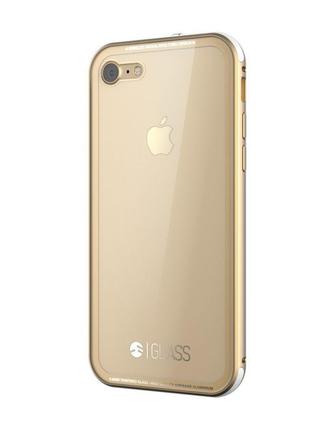 SwitchEasy Glass Case Gold For iPhone 7/8/SE 2020