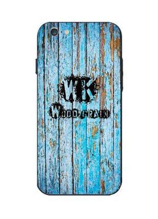 WK Wood Grain (CL443) Case for iPhone 6/6S Blue