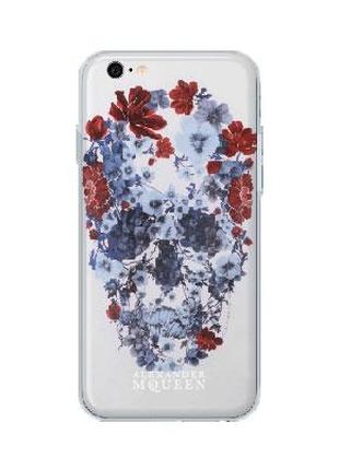 WK Alexander Mqueen Flower Skull (CL145) Case for iPhone 6/6S
