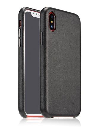 COTEetCI Elegant PU Leather Case For iPhone X/XS Black (CS8011...