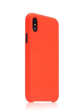 COTEetCI Mix Buttons Liquid Silicon Case for iPhone X/XS Red (...