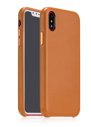 COTEetCI Elegant PU Leather Case For iPhone X/XS Brown (CS8011...