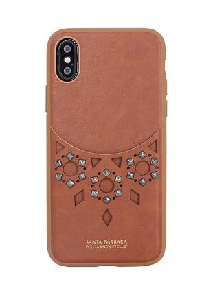 Polo Brynn Case Brown For iPhone X/XS (SB-IPXSPBRN-BRW)