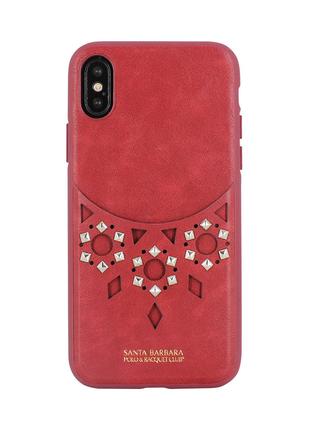 Polo Brynn Case Red For iPhone X/XS (SB-IPXSPBRN-RED)