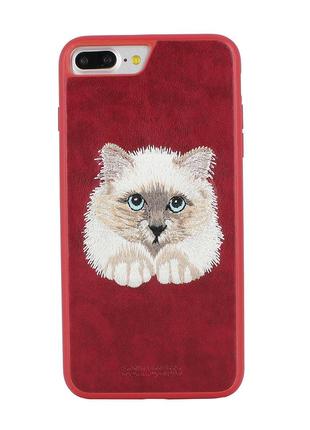 Polo Savanna Persian Paw Cat For iPhone 7/8 Plus Red (SB-IP7SP...