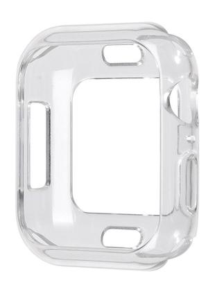 Coteetci TPU Case For Apple Watch 4/5/6/SE 44mm Transparent (C...