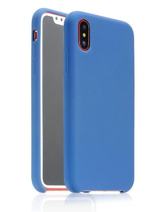 COTEetCI Silicon Case for iPhone X/XS Navy (CS8012-BL)