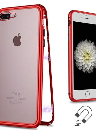 WK Design Magnets Case For iPhone 7 Plus/8 Plus Red (WPC-103-8...