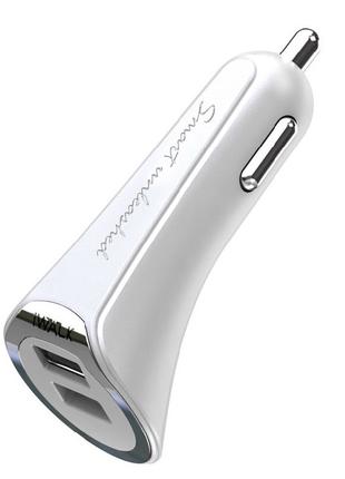 IWALK Dolphin Duo 3.4 Car Charger White (ССD004U-WH)