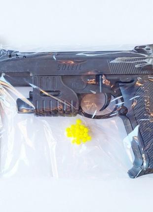 Игрушечный пистолет на пульках арт.Р87Н с лазерным прицелом, ф...
