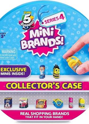 5 Surprise Mini Brands кейс колекціонера з 5 колекційними фігу...