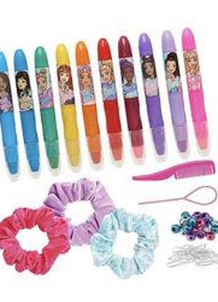 Салонний набір крейд-маркерів для волосся Barbie Deluxe Код/Ар...