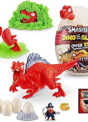 Мегаяйце динозавр. Smashers Dino Island Mega Egg Spinosaurus b...