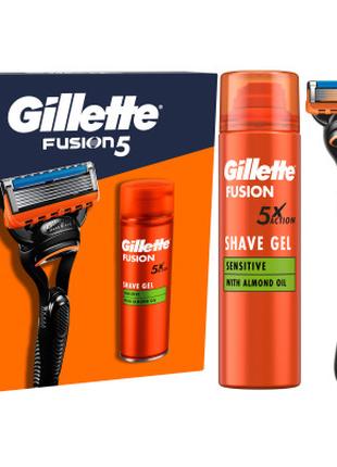 Набор косметики Gillette Fusion5 Станок для бритья мужской (бр...