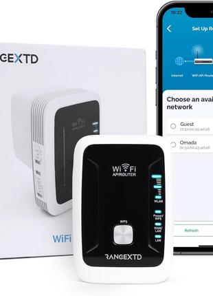 Удлинитель усилитель WiFi 2,4ГГц WiFi RANGEXTD с портом Ethernet