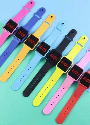 Смарт часы led watch (цветные)