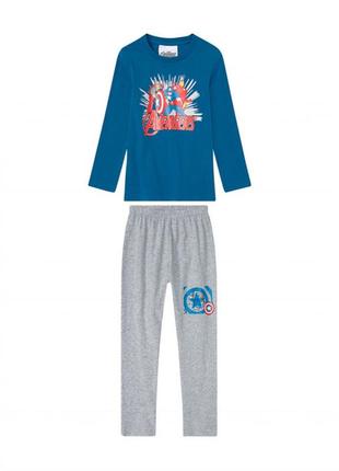 Детская трикотажная пижама avengers marvel на мальчика 66264