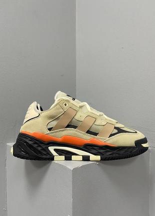 Кроссовки adidas niteball suede «beige orange’