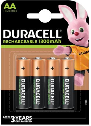 Аккумулятор Duracell HR6 (AA) 1300mAh уп. 4 шт