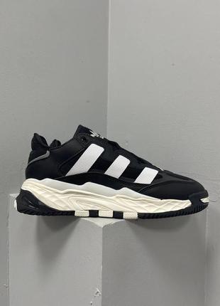 Кросівки adidas niteball leather ‘black white’