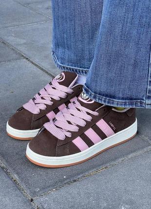Кроссовки adidas campus 00s dust cargo clear pink