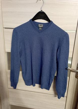 💯% вовна мериноса пуловер джемпер h&amp;m светр