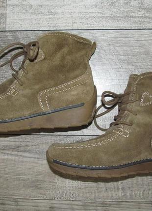 Замшевые ботинки roland р. 38 - 24,5 см