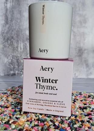 🤍 свічка aery living x lookfantastic winter thyme candle