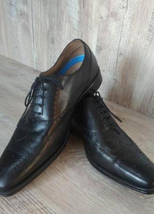Классические мужские кожаные туфли 43-44 размер