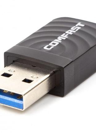 WiFi-USB адаптер COMFAST, 1300 Мбит/с, 2,4 ГГц, 5 ГГц